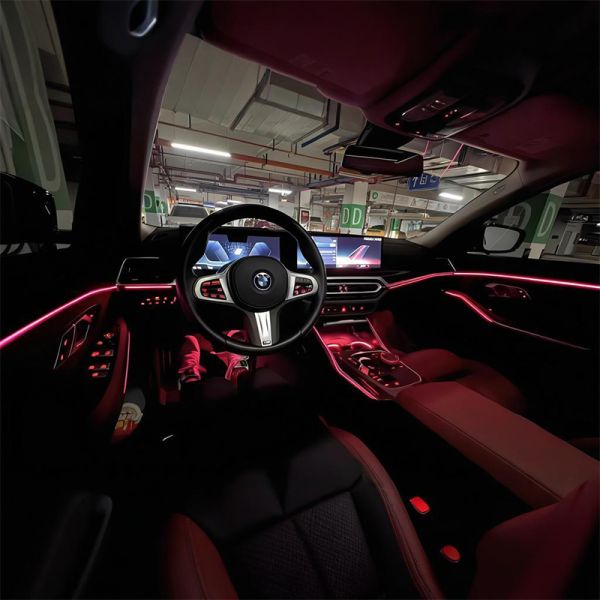 BMW G20 G05 G06 G07 Factory Integrated RGB LED Strip Kit with Multi-Color Lighting Effects and Plug and Play Installation