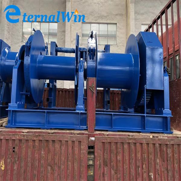 вороты морской шлюпки 500Kn высокоскоростные гидравлические с двойными барабанчиками