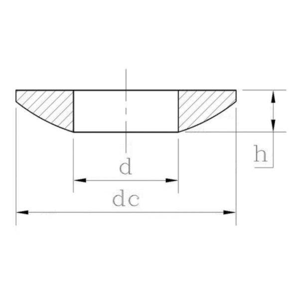 Тип шайбы шайбы Din 6319 нержавеющей стали A4 сферически места c сферически