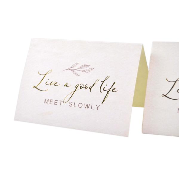 Сертифицированная ISO9001 картонная бумага Благодарственные открытки