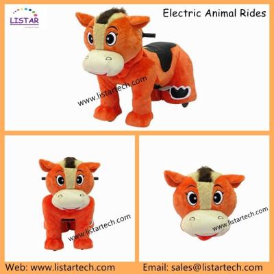 New Battery Operated Animal Ride Plush Electric Animal Ride for Mall