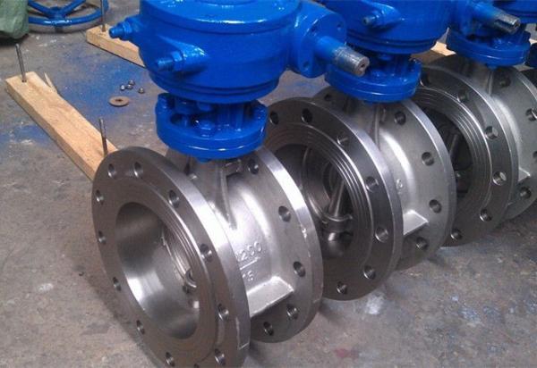Class 150 Stainless Steel Eccentric Butterfly Valve , Flanged Triple Offset Butterfly Valve