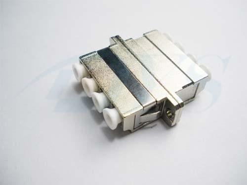 LC - LC Quad Metal Fiber Optic Adapter Application Data Processing Networks