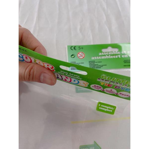 Bolsa de encabezado de Opp industrial autoadhesivo reutilizable