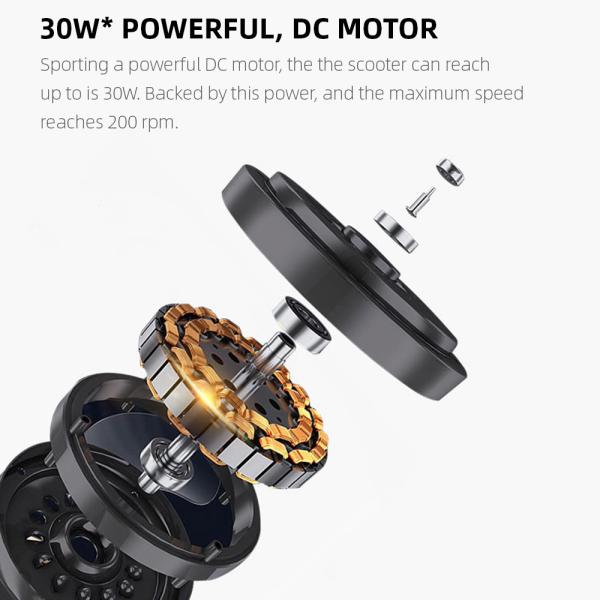HFBH Model 657 42 52 LED Flush Mount Ceiling Fan with Remote Control Black and White Iron Lamp Body without Lamp