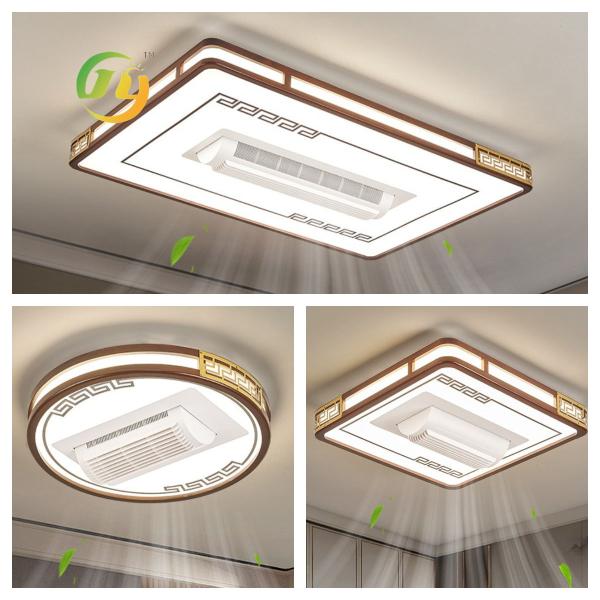 SENKAI Новый китайский стиль вентилятор лампа гостиная Гинкго декоративная лампа Новый креативный умный невидимый гостиная спальня