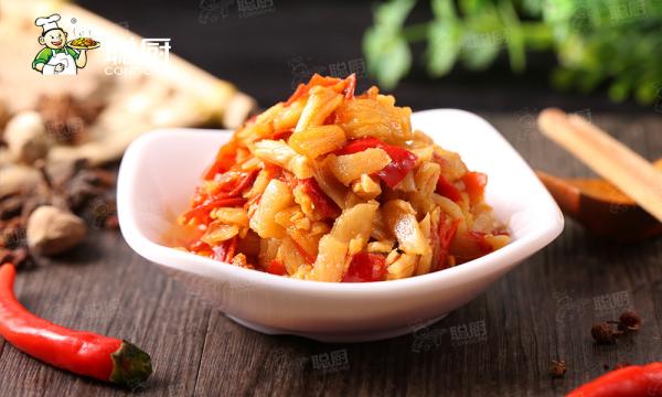 Juicy Crunchy Chopped Canning Pickled Radish Spicy Seasoned Dried Vacuum Bag