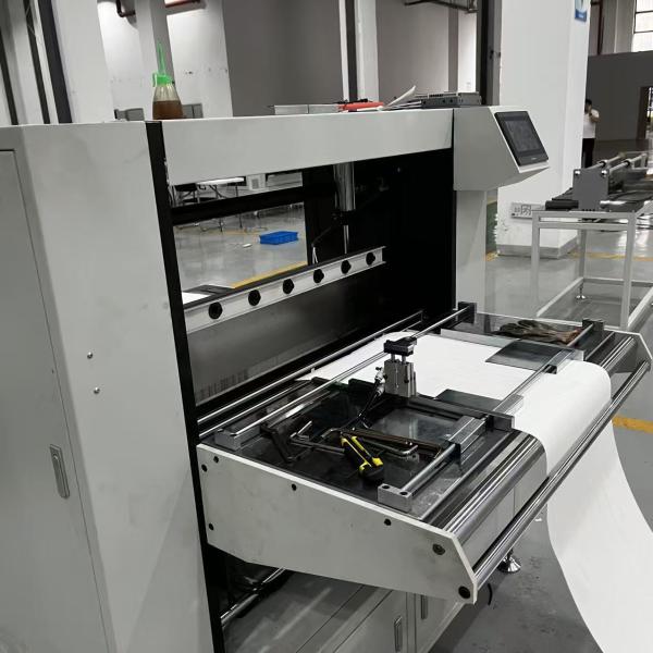 High Temperature HEPA Filter Pleating Machine Adjustable Height Range 20-800mm