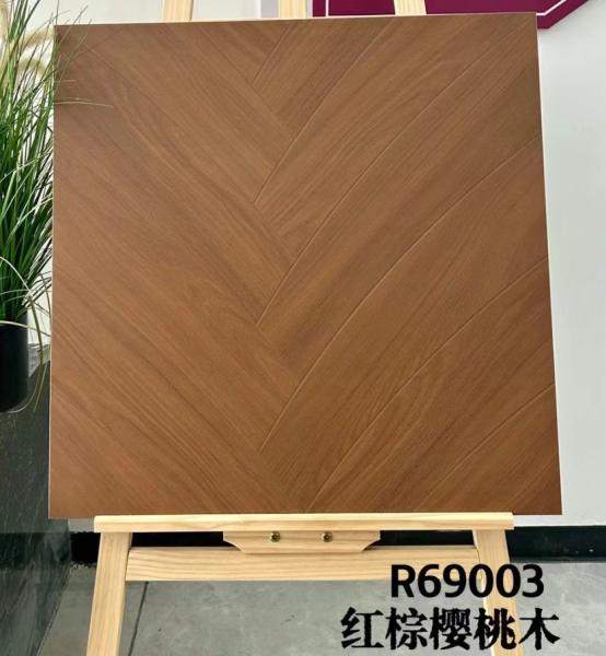 600x600mm Brown Herringbone Ceramic Floor Tile AAA Grade