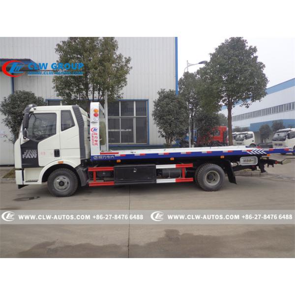 FAW 4X2 Flatbed Wrecker Towing Truck Rollback tow truck