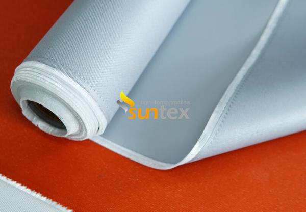 Tela revestida da fibra de vidro do plutônio do silicone de pano da fibra de vidro