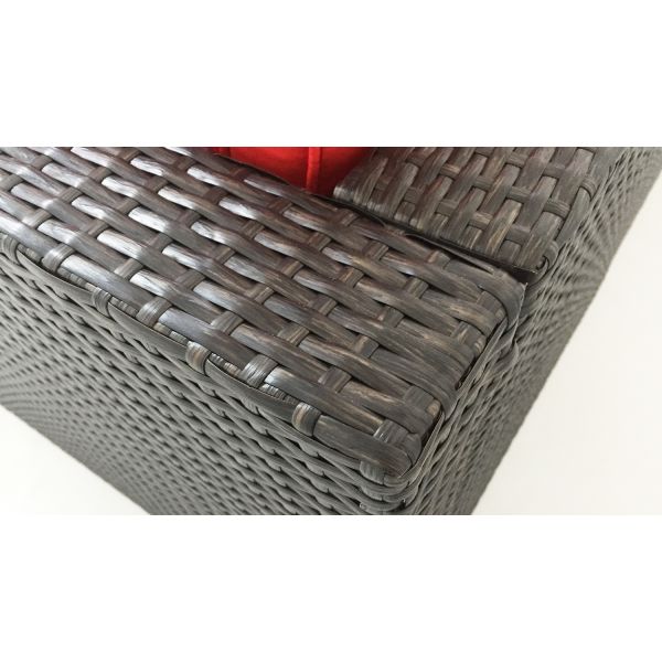 Factory Wholesale Rattan Wicker Outdoor Furniture 7 Pieces Corner Conversation Sofa Set