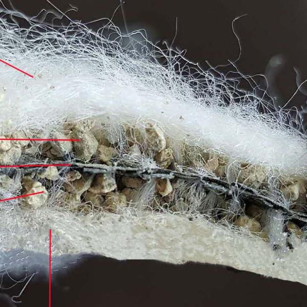 Геосинтетическая глиняная облицовка 5000 г/м2 Бентонитная гидроизоляционная одеяла для гидроизоляции