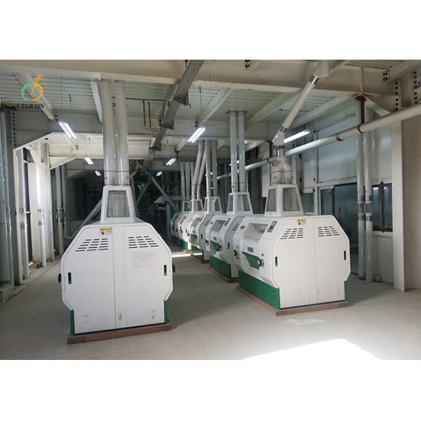 60T Per Day Grain Maize Milling Machine Compact Flour Mill