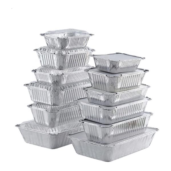 alufolie Food grade packing foil takeaway food container packaging aluminum foil box barbecue grill special