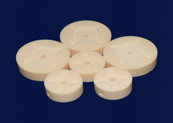 Placa de guia cerâmica do cilindro Al2O3 da alumina para o equipamento médico da máquina de Eswl