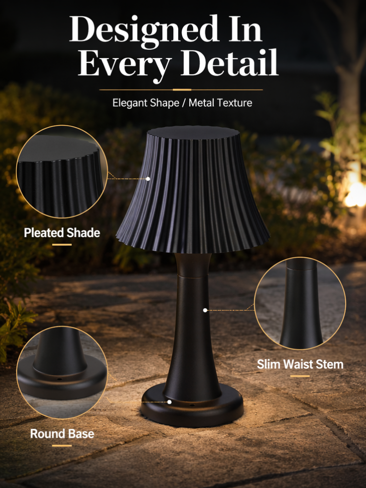 Decorative Outdoor LED Floor Lamp IP65 Waterproof Garden Accent Light For Patio Hotel