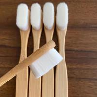 Déchets zéro de fibre la plus molle de brosse à dents en bambou molle supérieure de poil