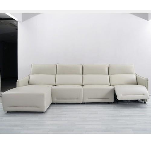 BN Italian Corner L-Shaped Sofa Electric Function Headrest Adjustable Sofa Combination Recliner Sofa Functional Sofa