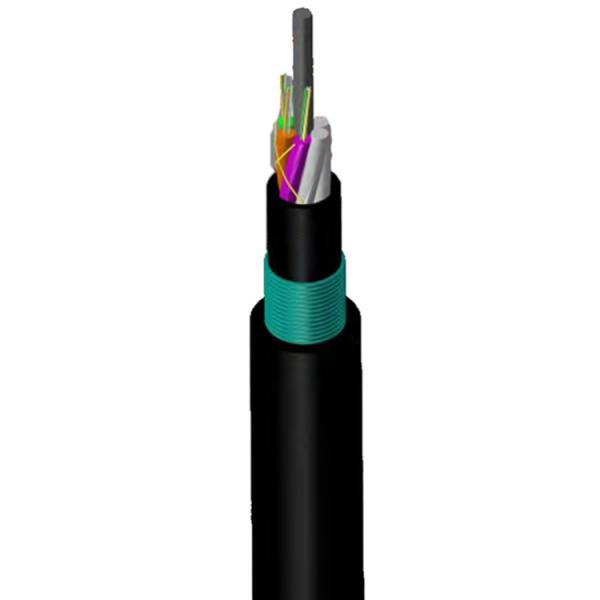 48 Core SM Armored Underground Teleommunication Optic Fiber Cable GYTY53