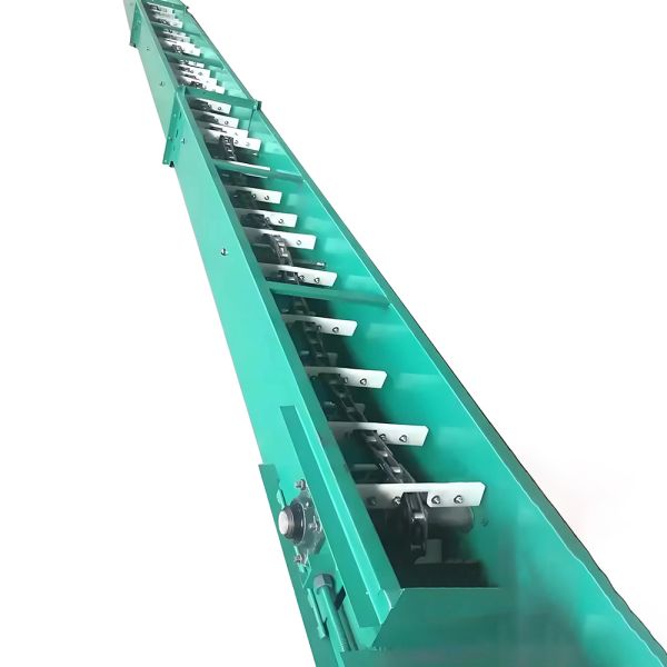 Customizable Chain Scraper Conveyor Adjustable-speed automatic chain scraper conveyor Manufactured from stainless steel Suitable for fruits, flour, grains, and chemicals