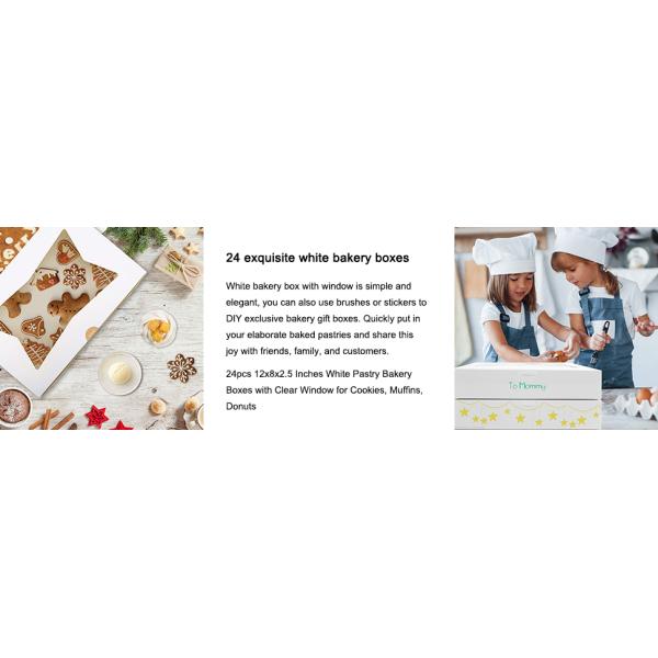 Специфические требования клиентов Удовлетворены 12x12x12 Custom Size Cupcake Box с прозрачными окнами