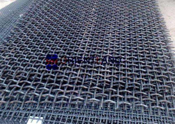 Hook Strip Type Manganese Woven Steel Mesh High Abrasion Resistant Free Sample