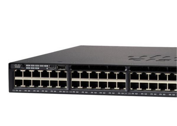 48 Port 10/100/1000 Mbps Gigabit Poe Switch , Lan Network Switch WS-C3650-48FQ-E