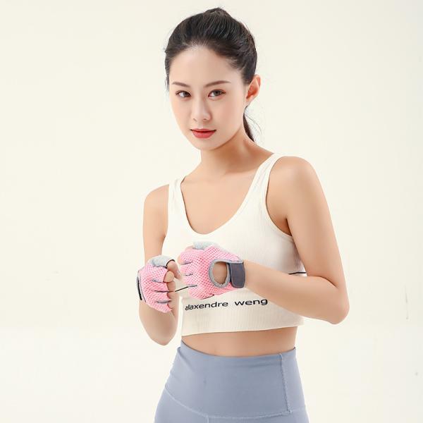 Customized Logo Half-Finger Weight Lifting Gloves For Gym Men Women