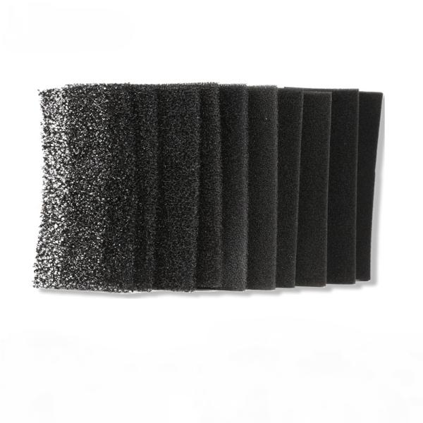 High-Density Chemical Resistant Black Filter Sponge with Customizable Porosity