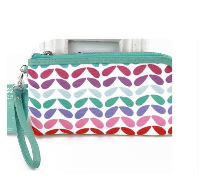 22.5x12cm ROHS Canvas Travel Wallet , RPET Power Bank Wallet Custom Printing