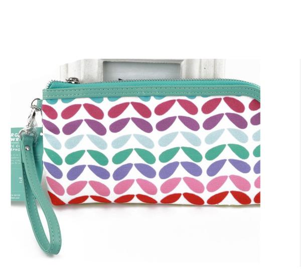 22.5x12cm ROHS Canvas Travel Wallet , RPET Power Bank Wallet Custom Printing