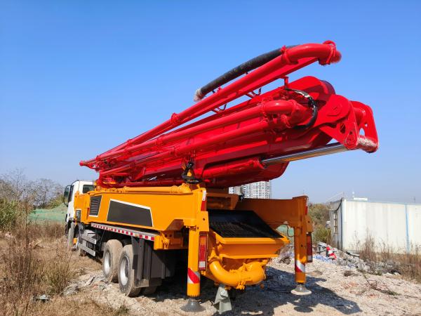 56M Putzmeister Concrete Pump Truck Redefining Construction Efficiency with Hydraulic Machining Process