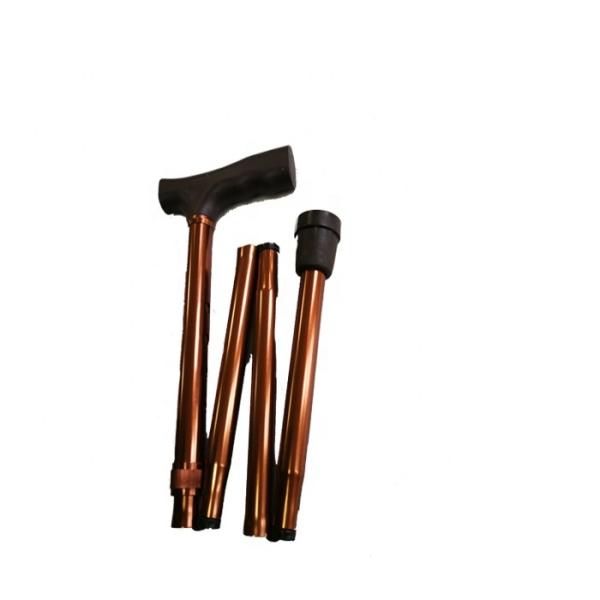 Adjustable height folding walking cane stick Crutches Anti-Slip for Elderly  OEM Medline