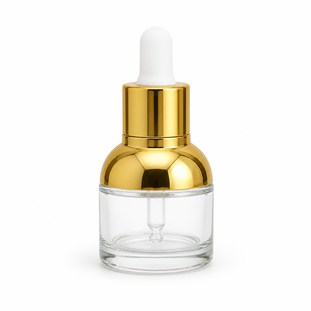 Gorgeous Round Clear Dropper Bottle for Essence
