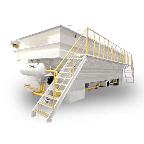 Sistema DAF séptico de aço de flutuação com ar dissolvido Tanque de esgoto Tratamento de águas residuais 500L/H