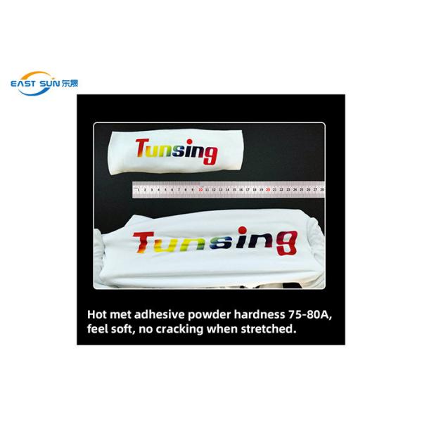 Мягкий высокий Stretchable порошок DTF для печатания передачи тепла футболки