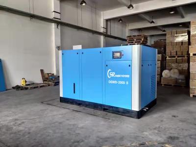 Compressor de ar livre de óleo do parafuso de ar da nova geração para plantas farmacêuticas do alimento de matéria têxtil