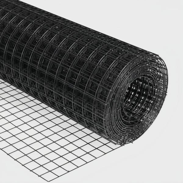 Black Poly 304 Stainless Steel Bird Netting Welded Wire Mesh For Wall Cladding / Ceiling Panels