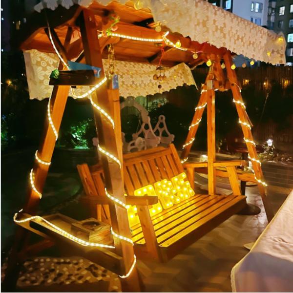 5V / 11W солнечные светодиодные водонепроницаемые световые полоски напрямую поставляются для двора, барбекю кемпинга световые полоски окружающее освещение