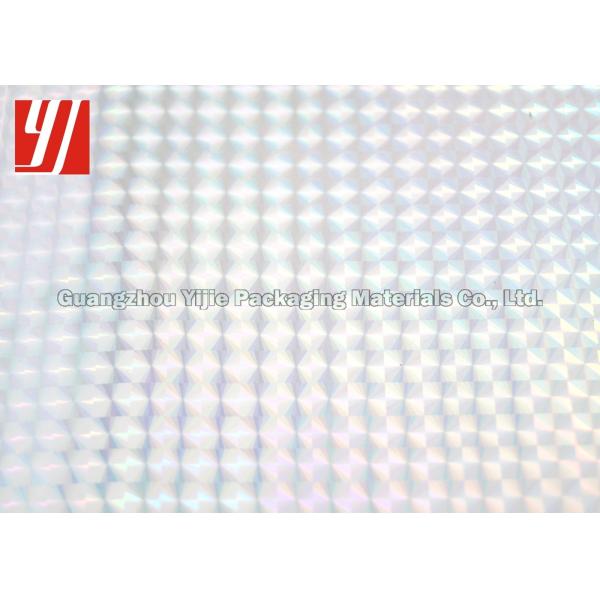 Hoja de plata olográfica del laser de la anchura los 0.64m para la caja del vino