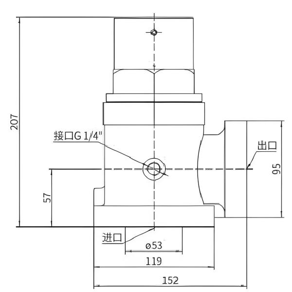 MPV Minimum Pressure Control Pneumatic Solenoid Valve 4-5 Bar