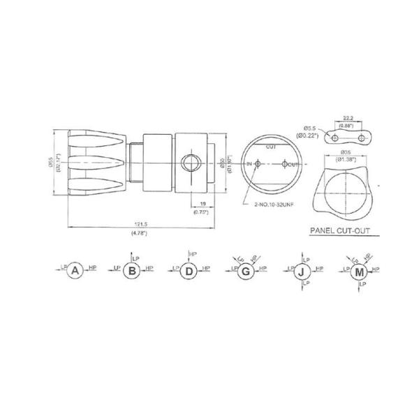Регулятор давления азота латунный 40 Адвокатур, панель установил регулятор трубопровода давления