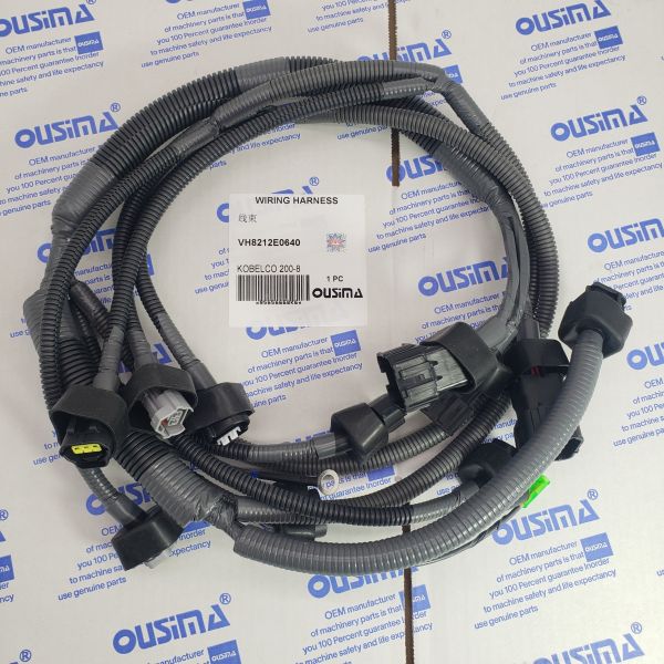 Excavator Wiring Harness VH8212E0640 For KOBELCO 200-8