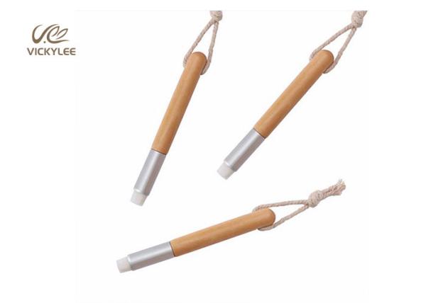 Wooden Color 12.8cm Facial Makeup Brushes For Nose