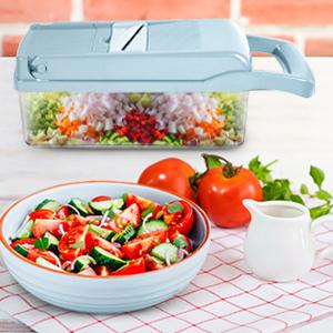 Custom Logo Stainless Steel 8 Blades Potato Onion Food Chopper Mandoline Vegetable Slicer