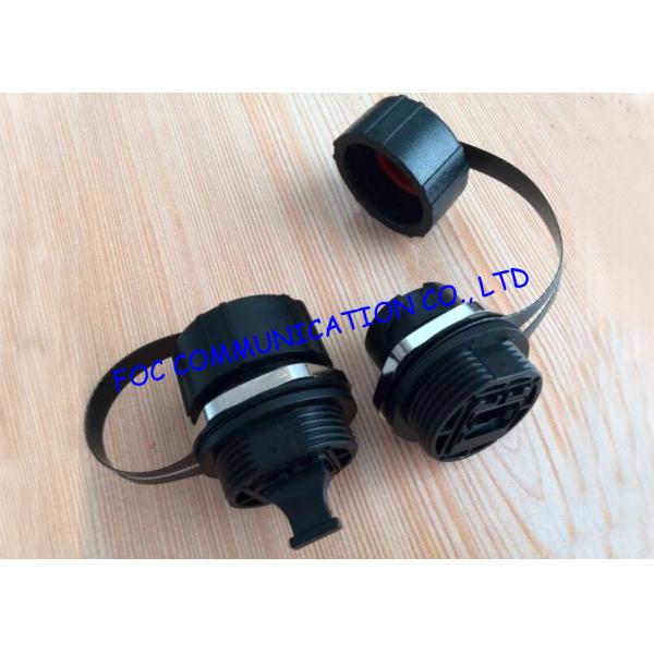 Armored ODVA MPO Fiber Optic Patch Cord , OM3 10G fibre patch cables For FTTA