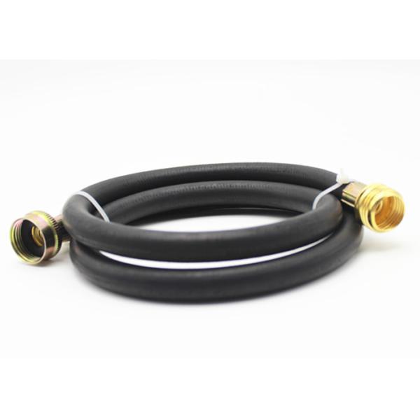 6ft High Tensile Polyester Fiber Rubber Water Hose with 3/4