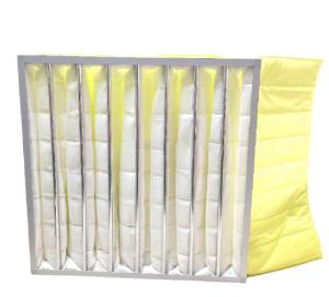 Maximum Airflow 2000 CFM Air Pocket Filter Low Resistance For Industrial Air