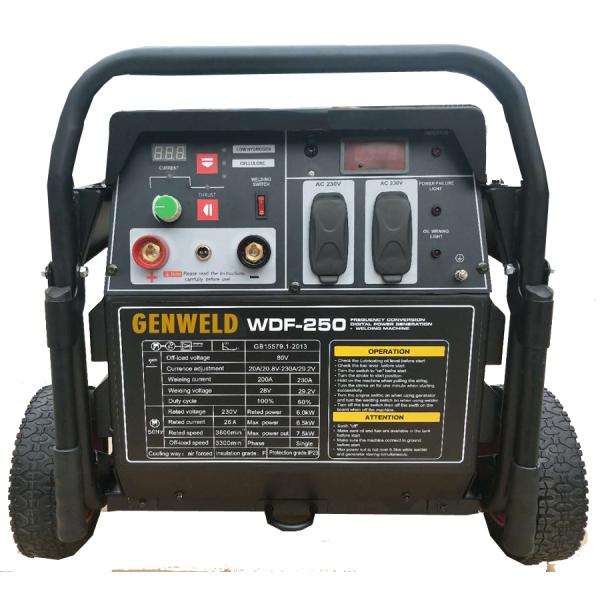 GENWELD WDF-250A Engine Driven Welding Machine